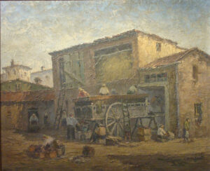 César Malfanti - Elaborando vino (Cremona - Italia) - OBRA SUBASTADA