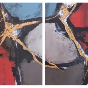 Vale Renard - Abstracción I y II (Serie "Abstracciones") - díptico
