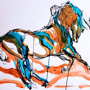 Marcelo Petrocelli - Colored horse