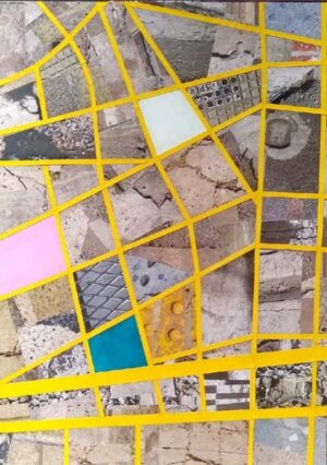 Monika Golla - Where life happens (202203-Fragmento de espacio S.I.-Mapa de la ciudad de San Isidro)