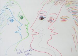 Lote 16 Marta Minujin  “Perfiles”