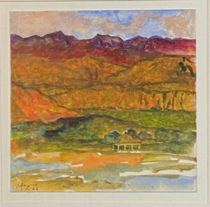 Lote 50 Carlos Alonso  “Paisaje” // SUBASTADA