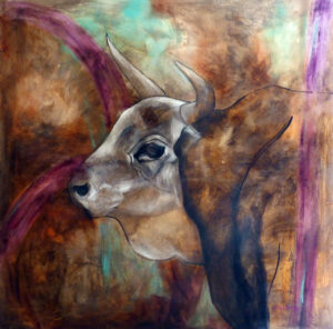 Lote 67 Carolina Curti  “Toro Aspudo” – Serie Campo Argentino //SUBASTADA