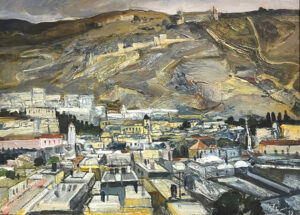 30. Carlos Alonso "Paisaje de Jerusalén"