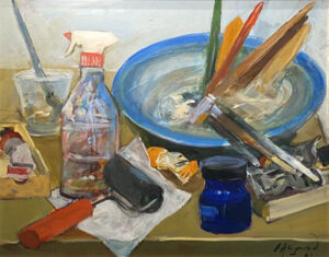 28. Carlos Alonso “Mesa de trabajo”