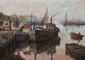 Lote 81 Mario Baima  “Barcos pesqueros” // SUBASTADA