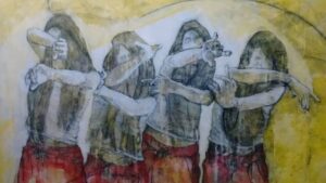 Lote 60 - Jorge Araldi - “Ángeles en movimiento” // SUBASTADA