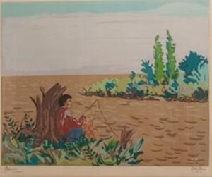 Lote 3 - Antonio Berni - "Juanito pescando" // SUBASTADA