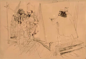 Lote 59 - Carlos Alonso - Sin título // SUBASTADA