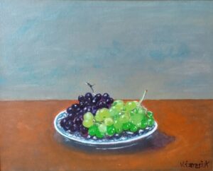 Victro Tarasiuk - Uvas blancas y negras en color