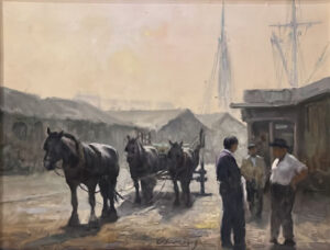 Lote 38 - Oscar Vaz 	 "Esperando carga"