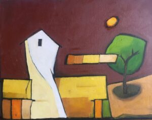 Jorge Crispo - Paisaje con árbol 2