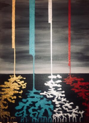 Lote 62 - Marisa Moscoso - Colores sólidos y líquidos