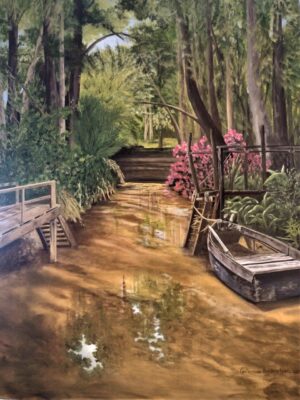 Lote 23 - Guillermina Hirmbruchner -  "Río adentro" // SUBASTADA