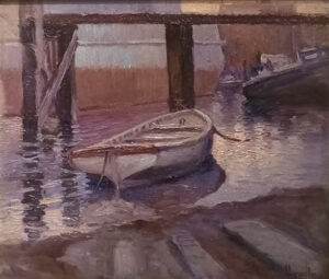 Lote 33 - Justo Máximo Lynch - “Barco en descanso”