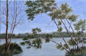 Lote 45 - Nélida Richard - "Ventana al río"