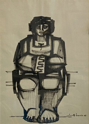 Lote 3 - Juan Manuel Sánchez - “Mujer Sentada”