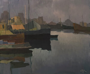 Lote 43 -Oton Ringer - “Momento Azul // SUBASTADA