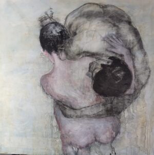 Lote 51 - Jorge Araldi - “3ra” De la Serie Los abrazos y los días - SUBASTADA