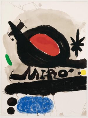 Lote 59 - Joan Miró - “Pájaro solar, Lunar y chispas” //SUBASTADA