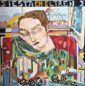 Lote 51 - Eliana Truscello - "Siesta en el tren II"