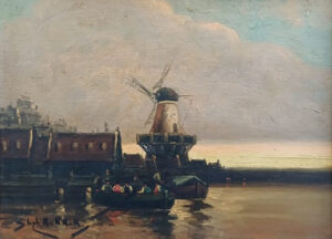 Lote 26. Stephen Koek Koek - “Paisaje con molino”