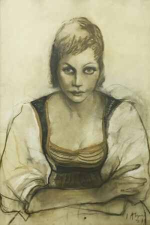 Lote 34. Carlos Alonso - “Mujer” // SUBASTADA