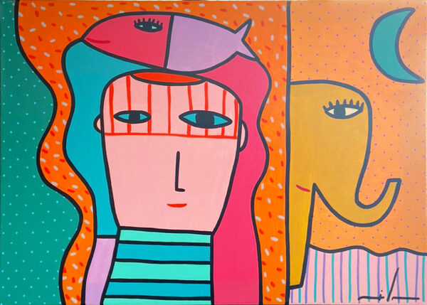 Lote 47 - Milo Lockett - "Elefante espía"