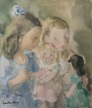 Lote 8 - Gastón Jarry - "Niñas" // SUBASTADA