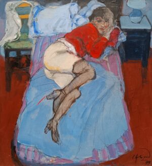 Carlos Alonso - Modelo recostada