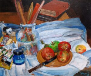 Carlos Alonso - Mesa de artista