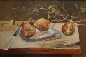 Carlos Alonso - Frutas sobre la mesa