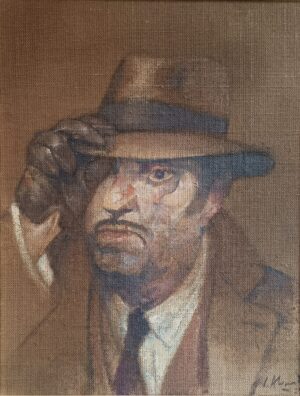 Carlos Alonso - El señor de sombrero y guantes