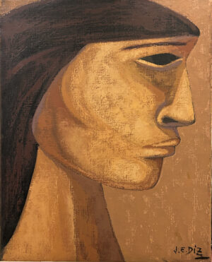 Juana Elena Diz - Cabeza perfil