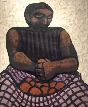 Mario Mollari - Mujer con naranjas