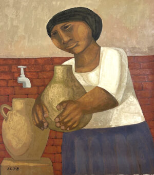 Juana Elena Diz - Recogiendo agua