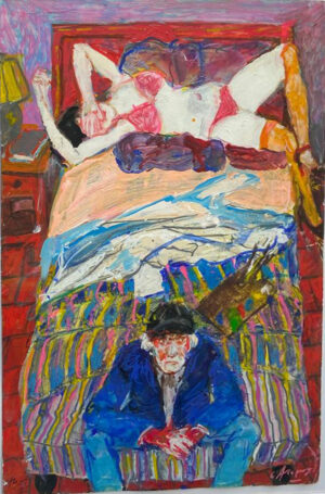 Lote 23 - Carlos Alonso - "Serie las camas"