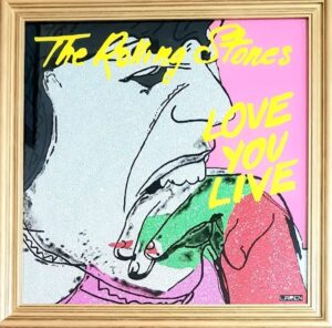Lote 8 - Benito Laren -“The Roling Stone, love you live”