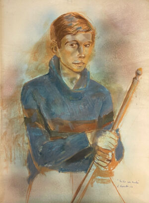 Lote 67 - Ernesto Crossatto - "Niño con escoba" // SUBASTADA