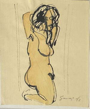 Lote 20 - Carlos Gorriarena - "Mujer posando"
