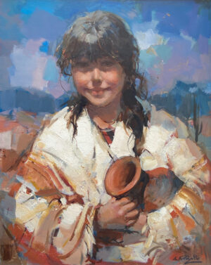 Lote 62.	Gustavo Pujalte - “Niña con cántaro”