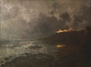 Lote 23.	Armando Repetto - “Acantilado en la noche”