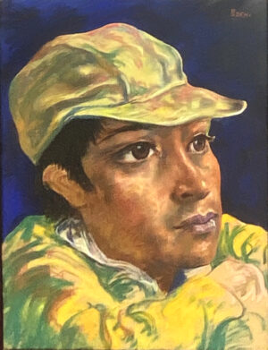 Lote 30.	Antonio Berni - “Niño con sombrero”