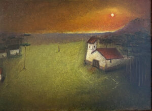 Lote 73 - Juan Ibarra - "Capilla y ranchitos"