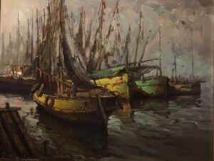 Lote 76 - Mario Baima - "Al caer la tarde"