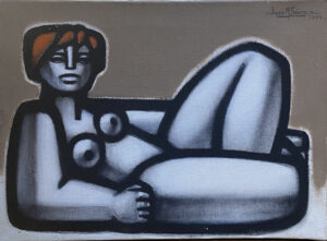 Lote 22 - Juan Manuel Sánchez - "Mujer acostada"