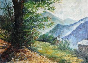 Lote 42 - Italo Facio - "Otoño en Andorra"