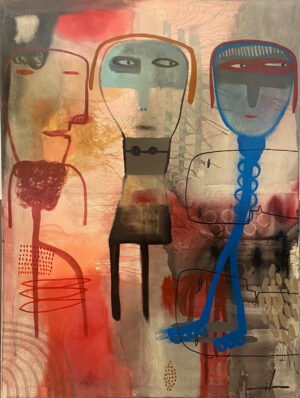 Lote 46.	Milo Lockett - “Miradas”