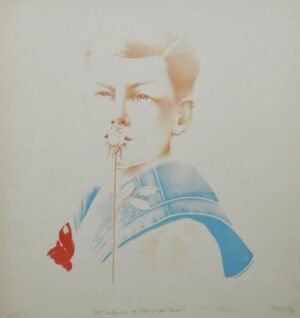 Lote 75. Mildred Burton - “El estigma de Florindo Rosas. (De la serie La Familia de Florindo Rosas, 1982)” // SUBASTADA