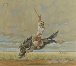 Lote 33 - Florencio Molina Campos - "La doma"